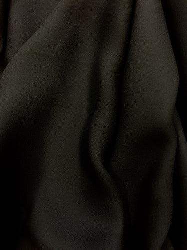 Silk Chiffon - 8mm 44-inches Wide Black