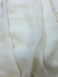 Silk Chiffon - 8mm 44-inches Wide Natural Creamy-White Silk Chiffon