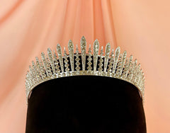 Tiara - Elegant Crystal and Silver Gamzatti Design