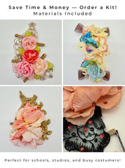 Headpiece Kit - Flowers and Jewels