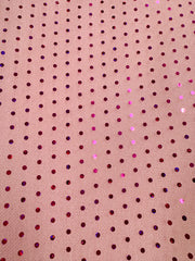 Hologram Dot Tulle - 58-inches Wide Candy Pink NEW!