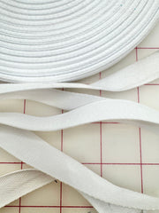 Twill Tape: 5/8-inch Wide Cotton Herringbone Twill White Per Yard
