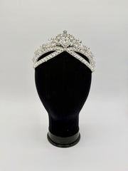 Tiara - Crystal and Silver Royal-Style