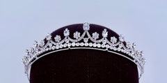 Tiara - Crystal and Silver Delicate-Style