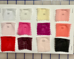 Sample Card - Polyester Chiffons