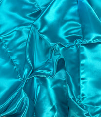 Grab Bag - Satin 60-inches wide Peacock (Turquoise)
