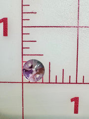 Rhinestones - 10mm Czech "Bright-Cut" Tanzanite Rivoli (Round) Sew-On Per Dozen