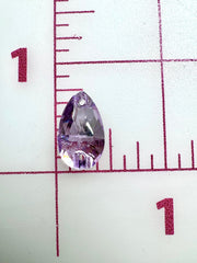 Rhinestones - 10x18mm Czech "Bright-Cut" Tanzanite Pear-Shape Sew-On Coming Soon!