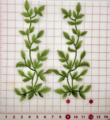 Applique - Embroidered Vine Pairs