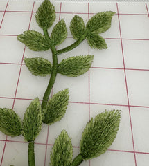 Applique - Embroidered Vine Pairs