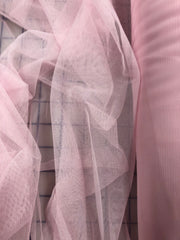 Polyester Tulle Netting - 59/60-inches Wide Light Pink