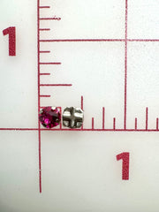 Rhinestones - 30SS Czech Bright-Cut Rose Montees Fuchsia 12-Pack NEW COLOR!