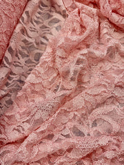 Stretch Lace - 60-inches Wide Pink Sparkly Close-Out