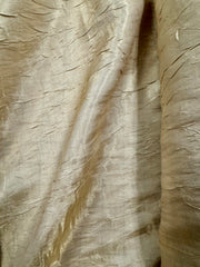 Reversible Satin Faille - 52-inch Wide Golden  Iridescent Crinkle Faille Special Purchase!