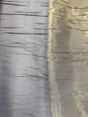 Reversible Satin Faille - 52-inch Wide Two-Tone Golden Lavender Iridescent Crinkle Faille Special Purchase!