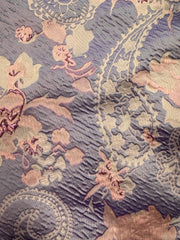 Brocade - 58-in 3D Pale Lilac with Periwinkle Blue, and Lavender Reversible New Shade!