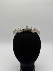Tiara - Crystal and Gold Delicate-Style