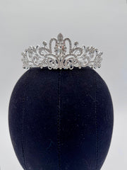 Tiara - Regal Crystal and Silver Design