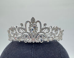 Tiara - Regal Crystal and Silver Design
