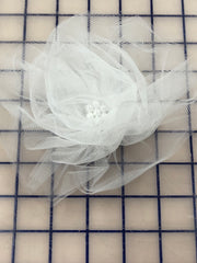 Flowers - Beautiful Vintage White Dyeable Tulle Special Purchase!