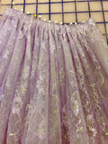 Fancy Lace - 60-inches Wide Iridescent Sparkle Lavender