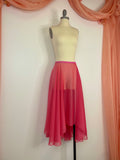 Ready-To-Wear Handkerchief-Style Chiffon Skirt Pucci Rose