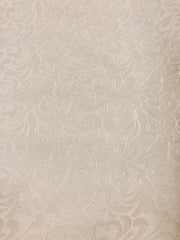 Brocade - 60-inches Wide Matte Chateaux Jacquard Ivory