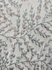 Brocade - 60-inches Wide Reversible Stretch Pink/Blue Brocade NEW!
