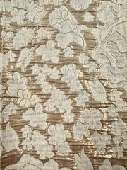 Brocade - 52-in Ivory Cream and Palest Gold Reversible NEW!