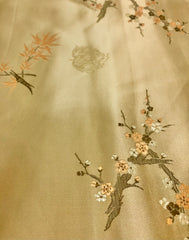 Brocade - 45-in Silk Rayon Brocade Golden Yellow Special Purchase