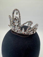 Ready-to-Wear - Tiara - Hand-Wired Swarovski Crystal Rose Montee Tiara Close-Out