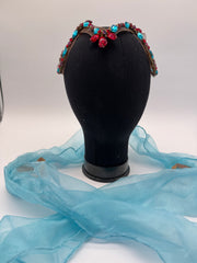 Ready-to-Wear - Tiara - Hand-Wired Swarovski Rhinestone Nutcracker Arabian-Style Headpiece Close-Out