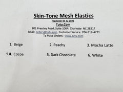 Sample Card - SkinTone Invisible Mesh Elastics