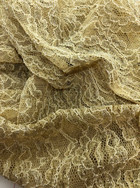 Grab Bag - Fancy Lace Metallic Gold 49-inches Wide