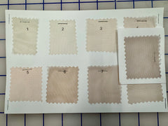 Sample Card - Skintone Tulles (Polyester)