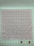 Embroidered Mesh- 23-inches Wide Ivory