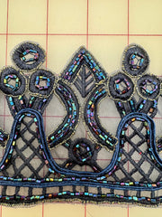 Trim Grab Bag - Vintage Navy Blue Beaded 3/4YD