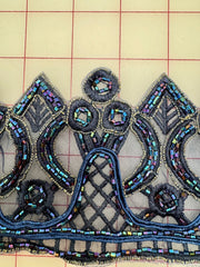 Trim Grab Bag - Vintage Navy Blue Beaded 3/4YD