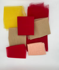 Grab Bag - Tutu Net Shades of Red, Champagne, Peach, and Yellow