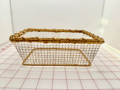 Fancy Basket - Gold Only Two Available Close-Out