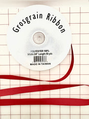 Grosgrain Ribbon - 5/8-inch Red