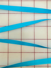 Grosgrain Ribbon - 3/8-inch Mystic Blue (Turquoise)