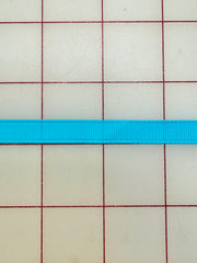 Grosgrain Ribbon - 3/8-inch Mystic Blue (Turquoise)
