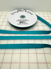 Grosgrain Ribbon - 3/8-inch Teal