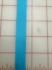 Grosgrain Ribbon - 5/8-inch Mystic Blue (Turquoise)