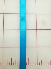 Single Face Satin Ribbon - 3/8-inch Turquoise