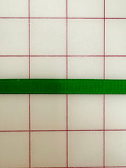 Grosgrain Ribbon - 3/8-inch Kelly Green