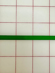 Grosgrain Ribbon - 1/4-inch Kelly Green