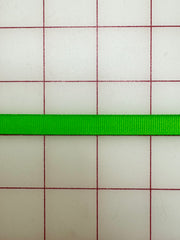 Grosgrain Ribbon - 3/8-inch Spring Green