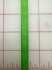 Grosgrain Ribbon - 3/8-inch Spring Green